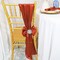 10 Pieces Satin Chair Sashes 8 by 108 inches Rust Or Burnt Orange